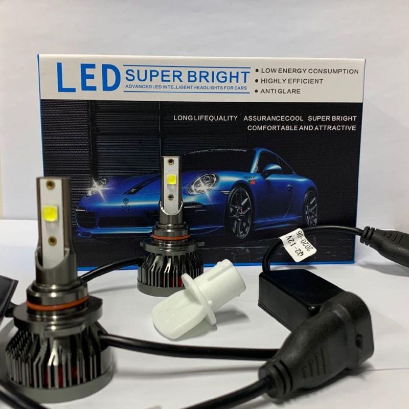 High Power Car LED Headlight 72W 8000lm F2 LED Headlight Car Head Lamp H4 H7 9005 H11 H10 H8 H13 Auto LED Light Bulb