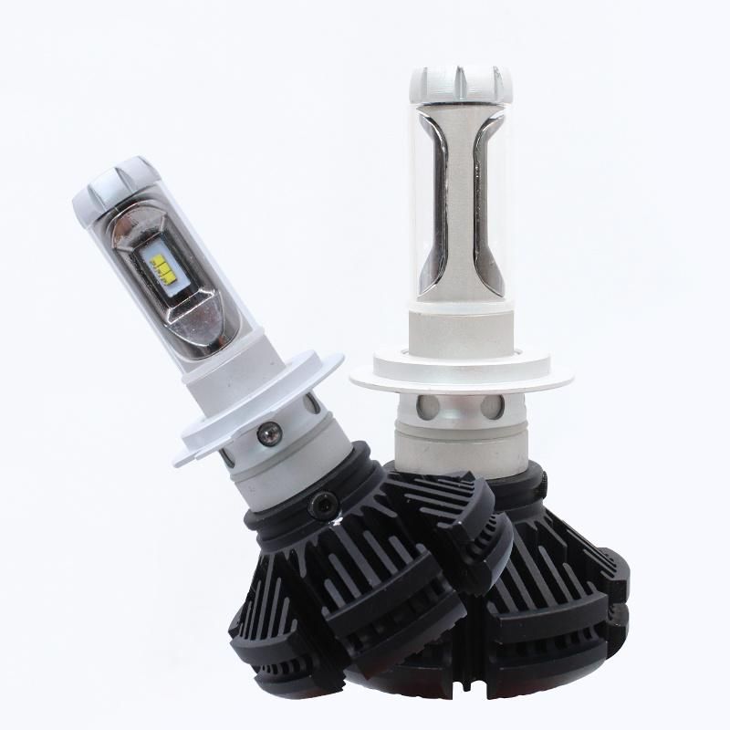 Auto Lighting Wholesale X3 H7 Series High/Dipped Beam12V 24V H7 LED Headlights H4 LED Bulb Car Light 6000K 12000lm Headlight