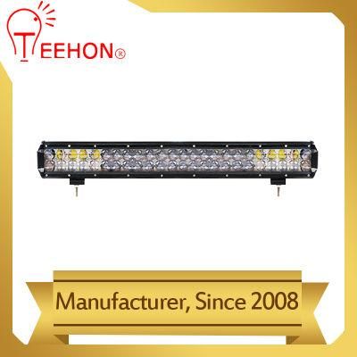 Dual Row 144W LED Combo Beam Light Bar Lighting Auto