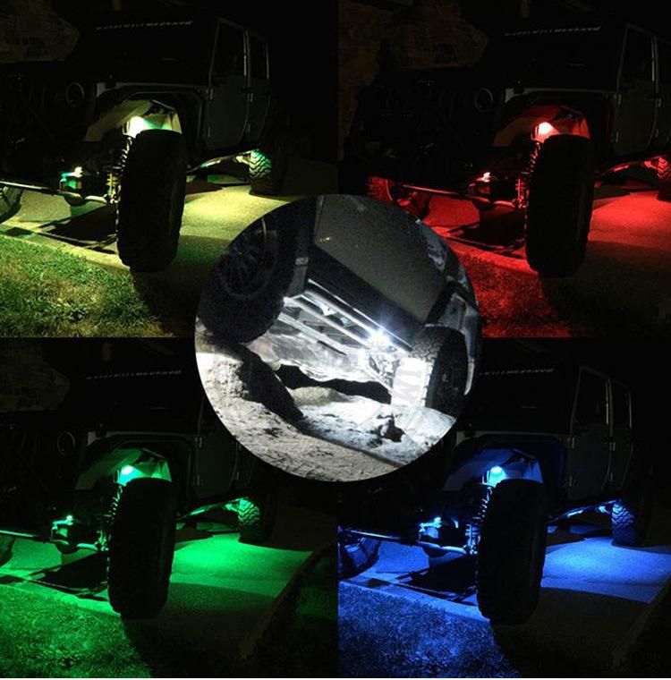 2inch 9W LED Rolling Rock Light for off Road ATV SUV Car Truck Boat Yacht Chassis Lights Decoration Clearance Undercar Lamp