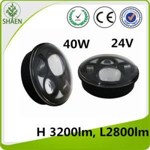 5.75 Inch 40W LED Car Headlight with Angle Eye