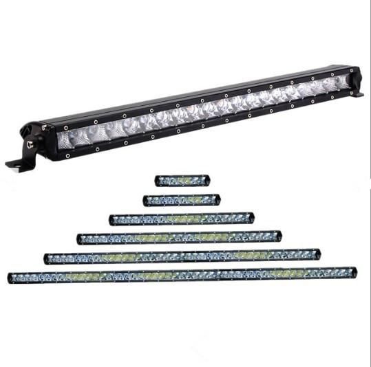 21′ ′ 100W Single Row LED Driving Light Bar Spot Flood Combo off Road Lights for Jeep, Cabin, Boat, SUV, Truck, ATV,