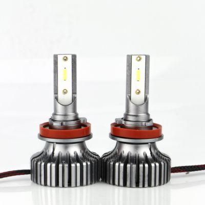 LED Super Bright Fan LED 4500lm Luz Bombillo Luces Mini H3 Car LED Headlight