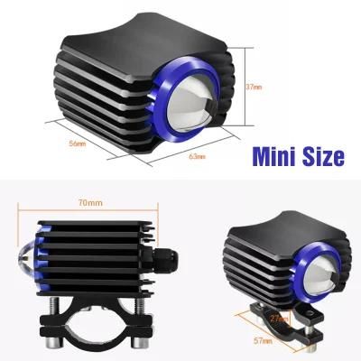 Hot Sale Spotlight 20W U7 Motorcycle LED White and Yellow Driving Lighting System Head Light External Motor Bike Spotlight