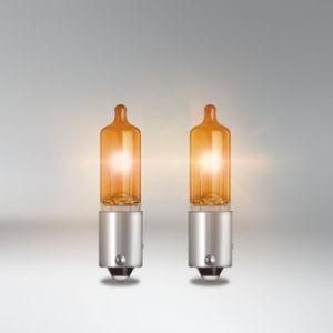 Hy21W 12V 21W Baz9s Auto Bulbs Lights Backup Fog Stop Tail Turn Lamps Halogen for Car Bus and Truck