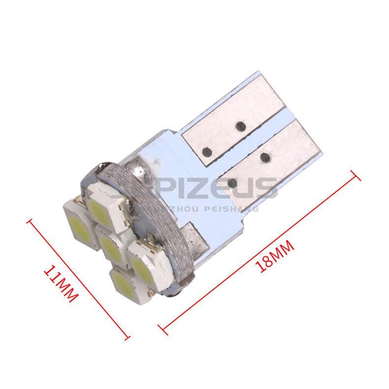 High Quality LED T10 1210 5 SMD W5w 194 LED Interior Light for Cars