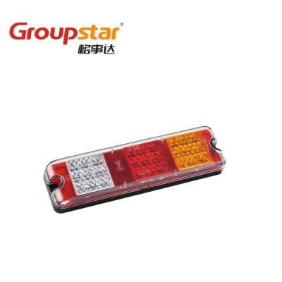 Car Parts E Mark 12V 24V Trailer Forklift Stop Turn Signal Truck LED Combination Tail Lights