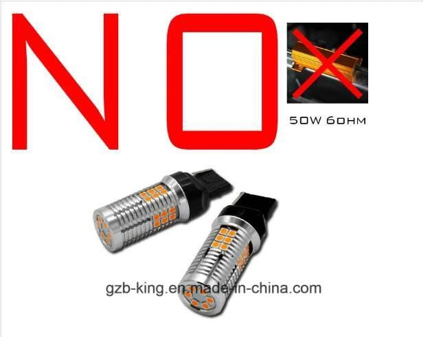 Error Free P21W T20 Ba15s 1156 Amber LED Car Light