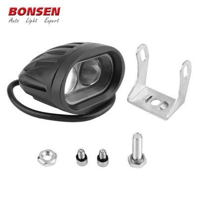 2019 Bonsen New Product 12V 20W Oval Forklift LED Work Laser Warning Light Blue Color LED Spot Work Light for UTV 4X4
