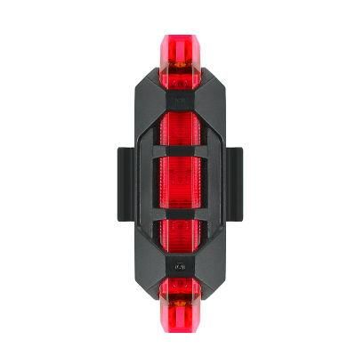 Waterproof 5 LED MTB Bike Bicycle Rear Tail Light Red Lamp 4 Mode USB Recharge Bicycle Lights Bicycle Accessories