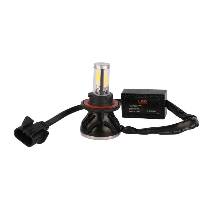 40W 4000lumen Build-in Fan 4 Side COB Chip Car G5 LED Headlight