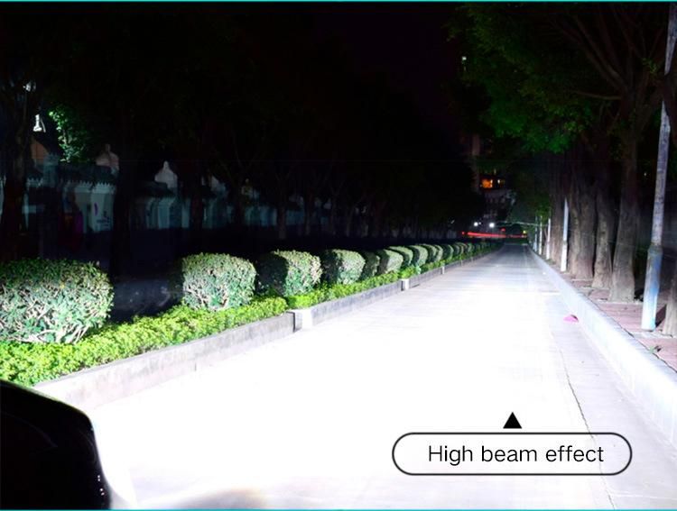 Intense Beam Csp Chip P10 H4 Without Fan Auto Lighting LED Headlight with Copper Strip Cooling