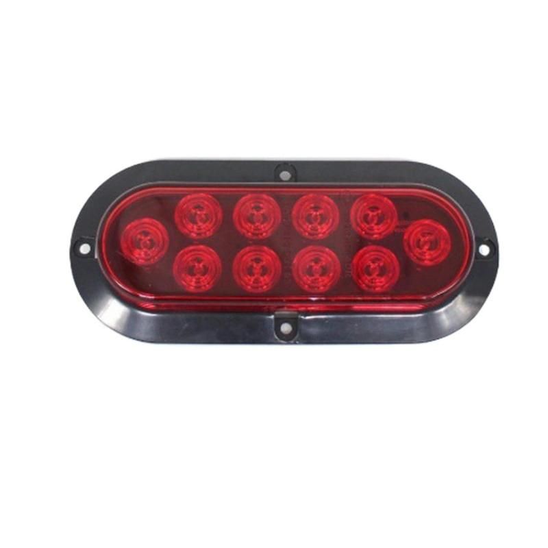10LED 6 Inch Oval Tail Lights