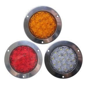 4&prime;&prime; LED Tail Lamp 12/24V for Truck Cars 16LEDs ABS