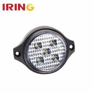 LED White Clearance Side Marker Indicator Turn Automotive Light for Truck Trailer