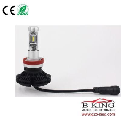 Fanless Bright H8 Phi-Zes 6000lm Car LED Headlight