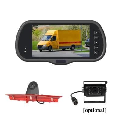 6.5&prime; &prime; Car Security Backup Camera Rear View Mirror Monitor with Remote Control