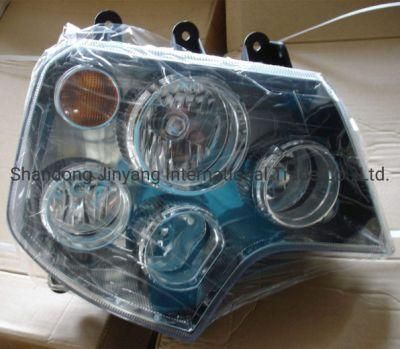 Sinotruk Weichai Spare Parts HOWO Shacman Heavy Duty Truck Electric Parts Cab Parts Factory Price LED Front Headlamp Wg9925720002