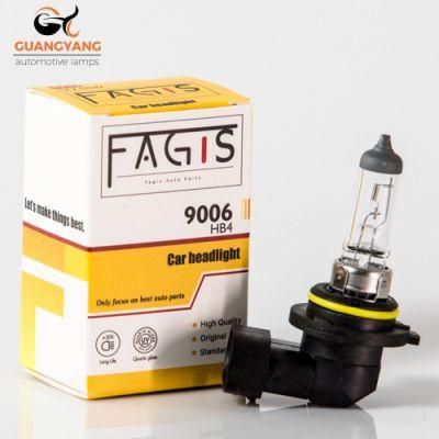 Fagis DOT 9006 Hb3 12V 55W Clear Car Headlight Auto Halogen Bulbs