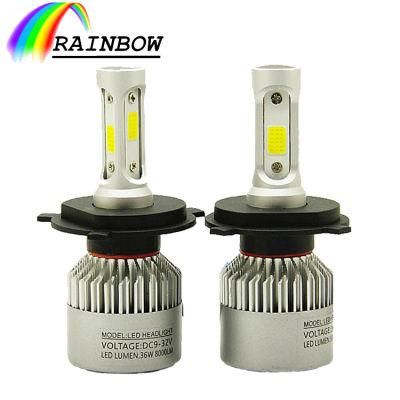 Popular COB 2200-6000lm 6000K H1/H4/H7/H11 LED Auto Globe/Bulbs/Headlight/Global/Lamps