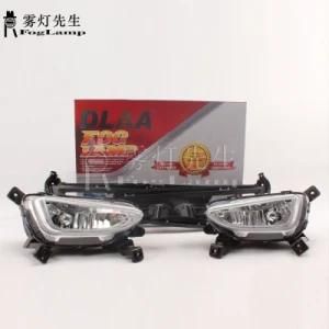 Fog Light for Hyundai Santa Fe Santafe IX45 2016 2017 2018 Refit Converted LED Fog Light Lamp Foglight Running Light