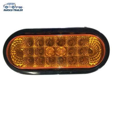 20LED 6inch Oval Trailer Light 12/24V Tl044