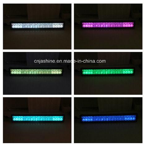 2018newest 7D 24V LED Light Bar RGB 120W 22inch LED off Road Light Bar