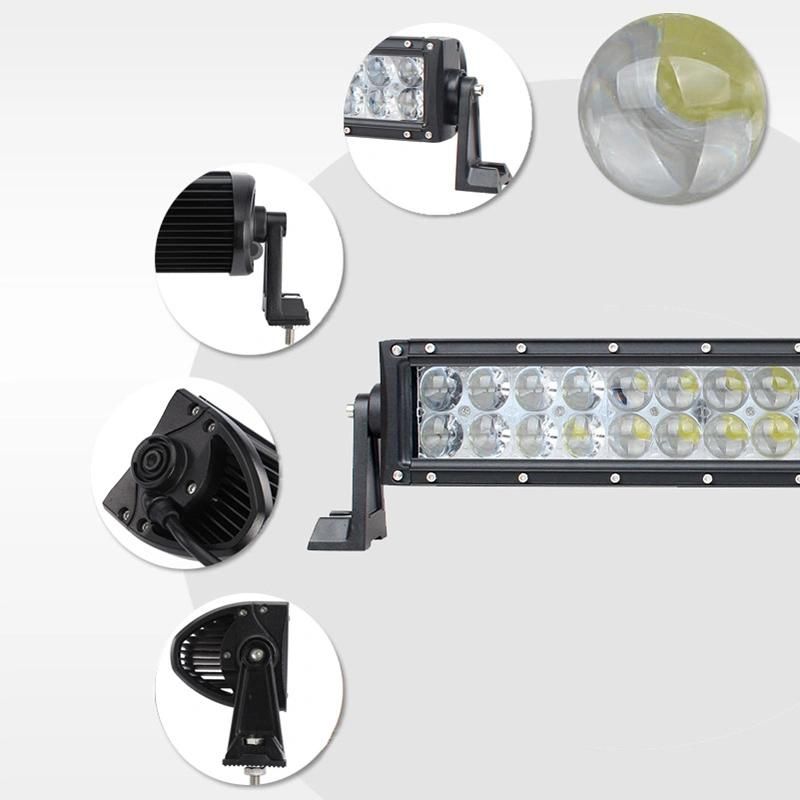 4D Epistar 180W Curved LED Vehicle Light Bar for Offroad