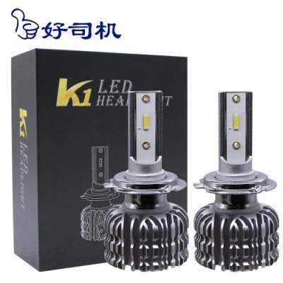 Wholesale Car Light H1 H3 H4 H7 Hb3 Hb4 9005 9006 9007 Zes Chip Super Bright Fanless K1 LED Headlight