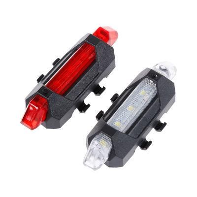 Bike Bicycle Rear Light LED Tail Light Safety Warning Cycling Portable Light
