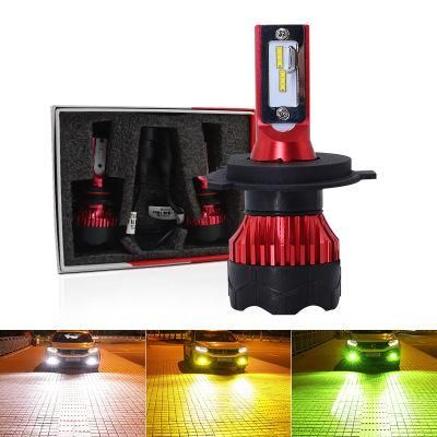 Mini K5 LED Headlight Csp Chips Cooling Fan H11 H13 9006 9005 H4 Car LED Auto Light 8000K
