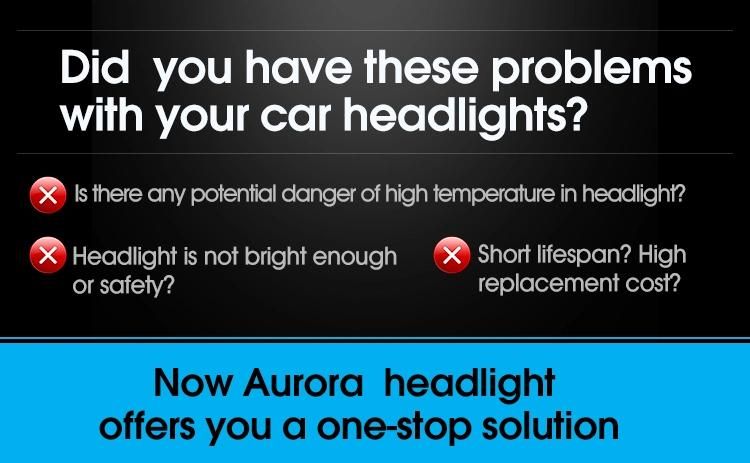 Super Bright Aurora H13 LED Headlights