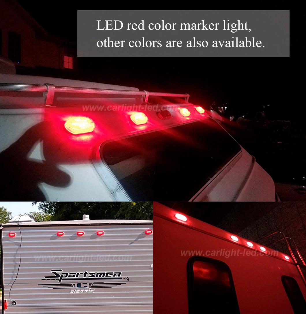 4 Inch Trailer Rectangular LED Side Marker Clearance Lights