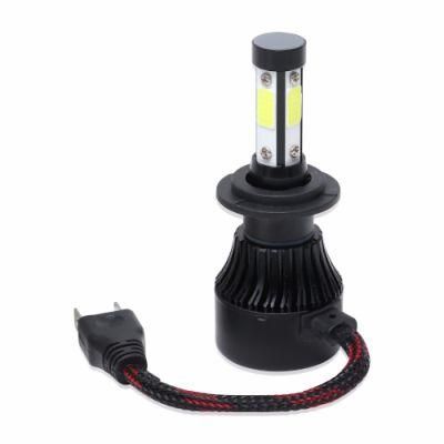 4 Side COB 100W 12000lm LED Bulb H4 H7 H11 H13 Hb3 9005 Hb4 9006 9004 9007 Car Headlight Auto Lights 12V Auto Lamps