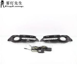 for Honda Vezel LED Front Fog Lamp Assembly 2015 2016 2017 Vezel Daytime Running Light Front Bumper Fog Lamp