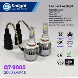 3000K-6500K 9005 Wholesale LED Car Headlight with Cooling Fun