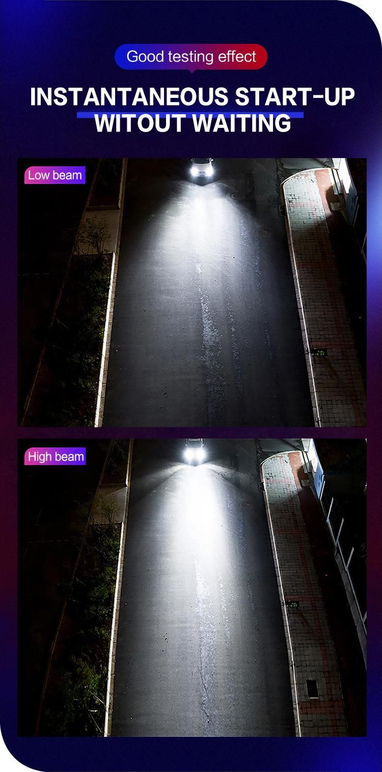 LED Automotive Light K9 H4 H7 12V 8000lm for Driving Light