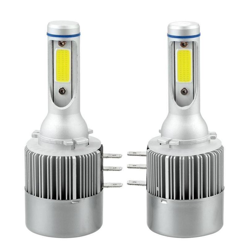Auto Car LED Bulbs H15 LED Canbus COB LED Bulb C6 6500K Car Lights H15 LED Headlight H3 880 Psx24 Psx26