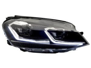 Automotive Parts LED Headlight Biled Projector Lens with Dynamic Turn Signal for Volkswagen Golf Mk7