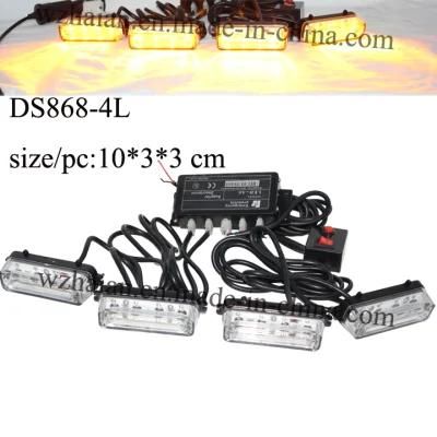 Amber Color Auto LED Grille Lights (DS868-4L-A)