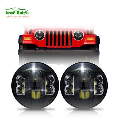 7 Inch 80W LED Headlight for Jeep Wrangler Lada 4X4 Defender High Low Beam 7&quot; Round Headlamp