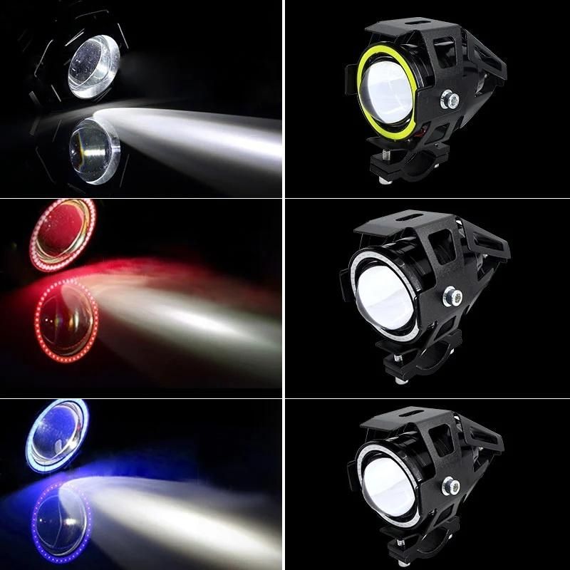 Super Bright U7 LED Headlights 125W 10000lm 6000K/6500K CREE Chip 9-32V Driving Lights Motorcycle Headlights Auto Lights
