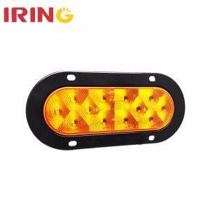 6&quot; Oval Amber LED Indicator Turn Signal Auto Light for Truck Trailer with DOT