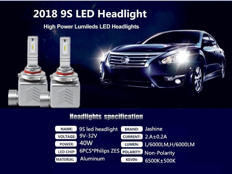 High Quality Auto LED Car 40W 6500K IP6 6000lm H8/H11/H16 Japanese Series Auto LED Headlight