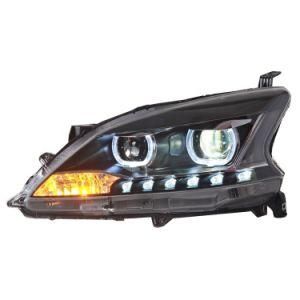 Projector Lens Headlight Car LED Light Auto Parts for 2012 Nissan Pulsar Sentra Sylphy