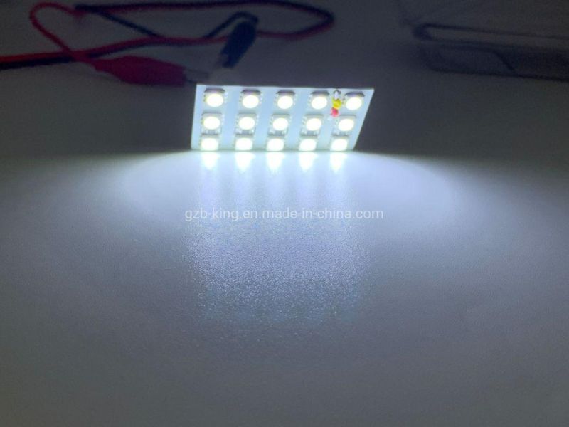 3 Year Warranty Car Interior 15SMD 5*3 5050 LED Bulb Lamp Light Panel