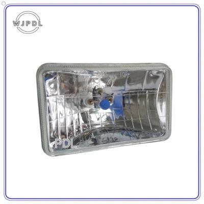 4652 5&quot; Black Crystal Square Semi Sealed Beam Headlight