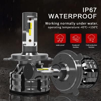 Conpex K5 OEM Built-in Fan Cooling Universal 25W Auto Lighting LED Spotlights Mini RoHS Csp H4car LED Headlight Bulb