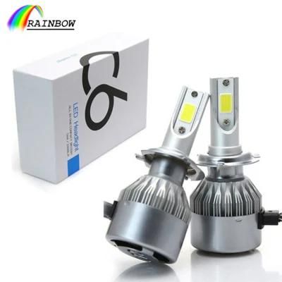 C6 H1 H4 H7 H8 H9 H11 H13 Super White Auto LED Headlight 12V 36W 6000K LED Headlight Auto Bulb for Spare Parts From China