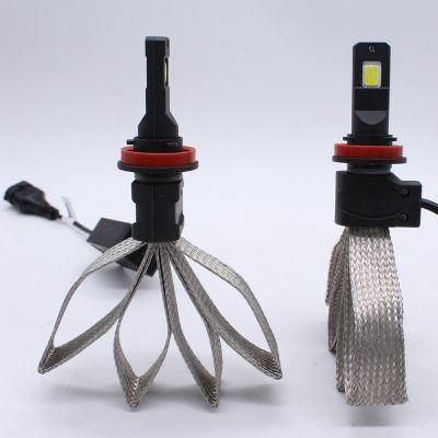 High Lumen 30W H11 Copper Belt Car LED Headlight
